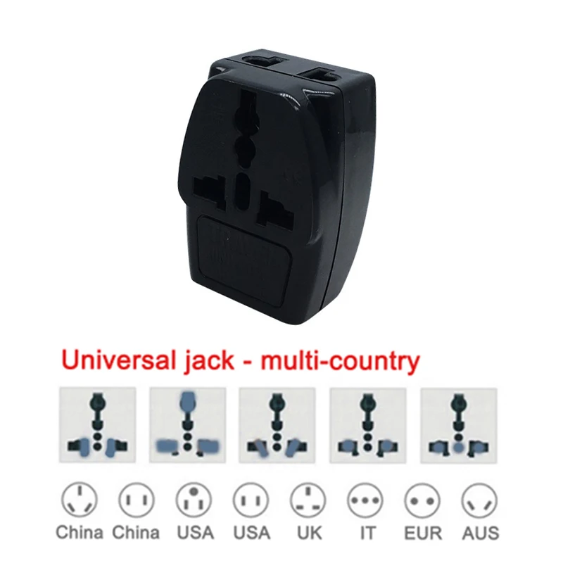 1to3 AC разветвитель электрическая розетка Великобритания/США/ЕС/Австралия в