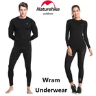 Быстросохнущее теплое нижнее белье Naturehike, трусики для улицы, Осень-зима, для мужчин и женщин, Впитывающее Влагу, нижнее белье, ультратонкие спортивные трусики