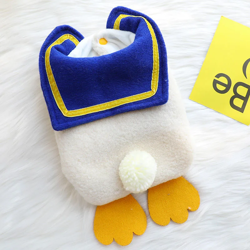 

HotSale Winter Dog Clothes Fat Duck Vest Pets Outfits Warm Clothes for Small Dogs Cat Costumes Coat Jacket Puppy Sweater Dog New