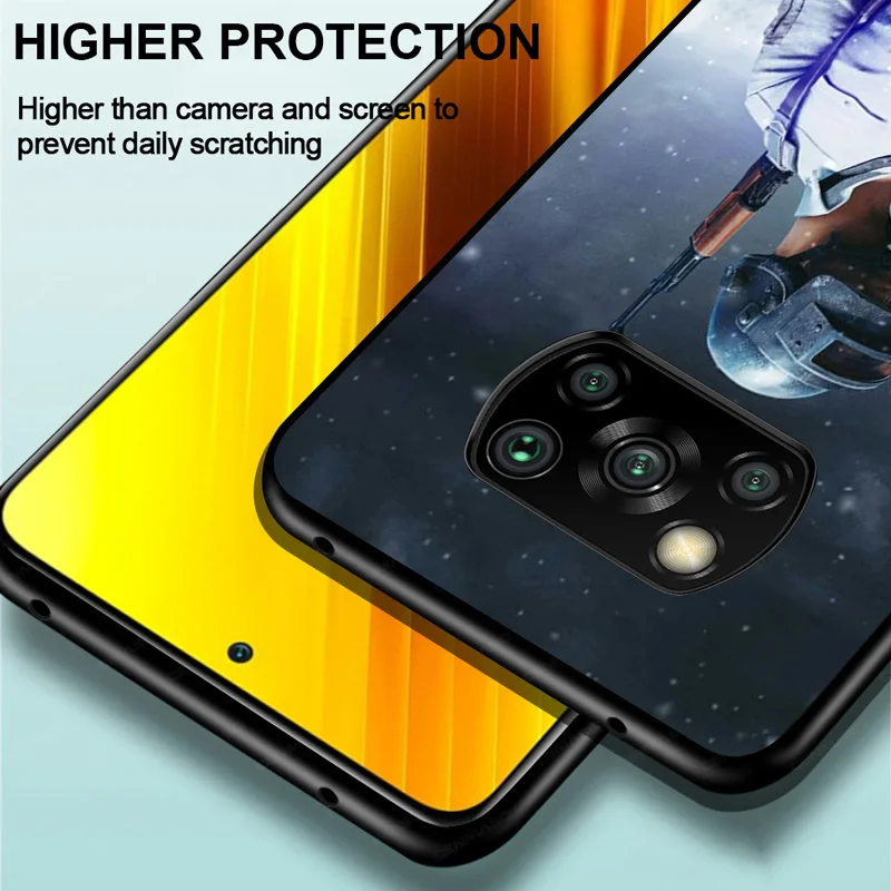 

Fashion PUBG Game for Xiaomi Mi Mix 3 A3 A2 A1 Poco M3 M2 C3 X3 X2 NFC F2 F1 CC9 CC9E Pro Black Phone Case