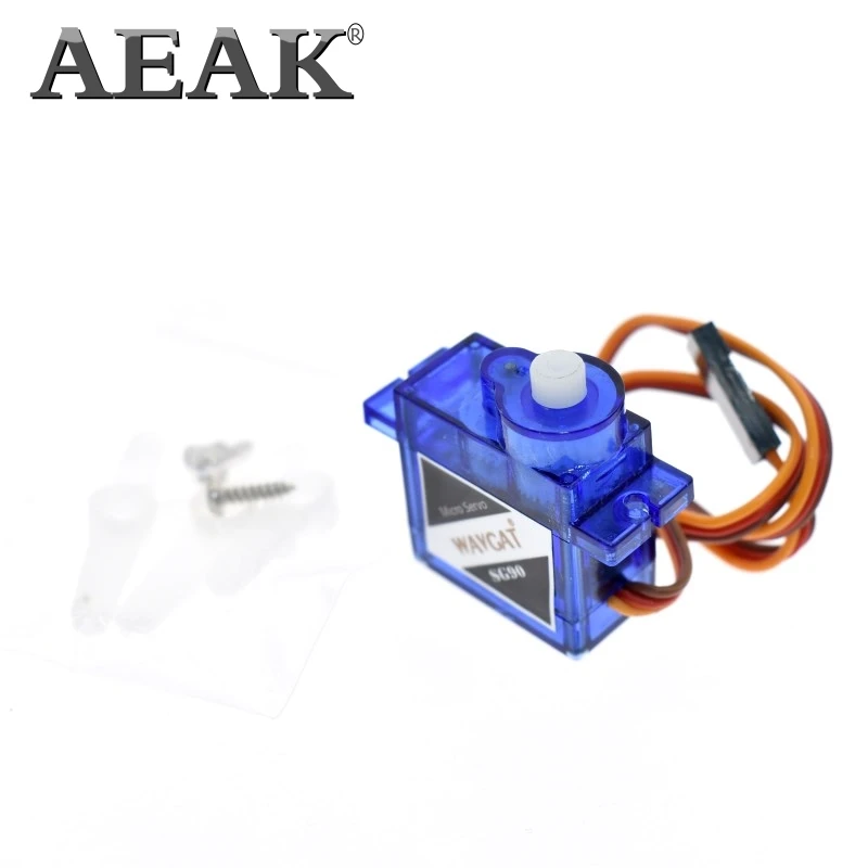 AEAK официальная умная электроника Rc Мини Микро 9g 1,6 кг сервопривод SG90 Для RC 250 450 Вертолет самолет автомобиль Лодка