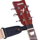 Прочный кожаный ремень-держатель для гитары, безопасный замок с крепким металлическим креплением для акустической и электрической классической гитары, аксессуары