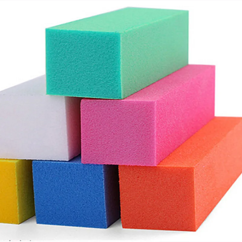 

10 шт./упак. шлифовальная Шлифовальная Пилка Для ногтей cо шлифовальными буферными резцами, блок для УФ-гель для ногтей для ногтевого дизайна ...