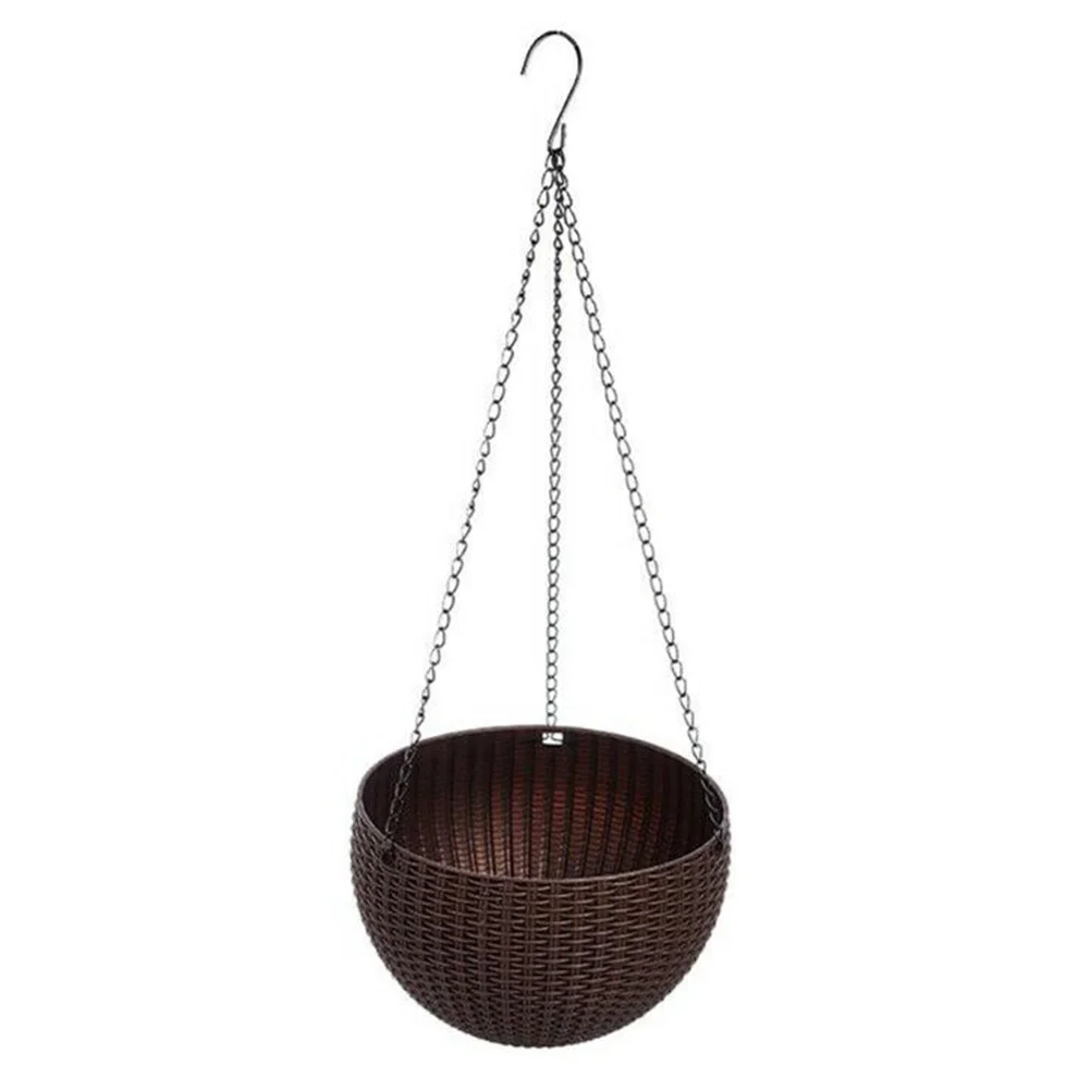 Круглые самополивающиеся горшочки для патио балкона большой емкости цветочный