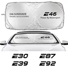 Солнцезащитный козырек на лобовое стекло автомобиля для BMW E39 E46 E60 E90 E30 E34 E36 E53 E61 E62 E70 E87 E91 E92 E93, аксессуары, противоуф-отражатель