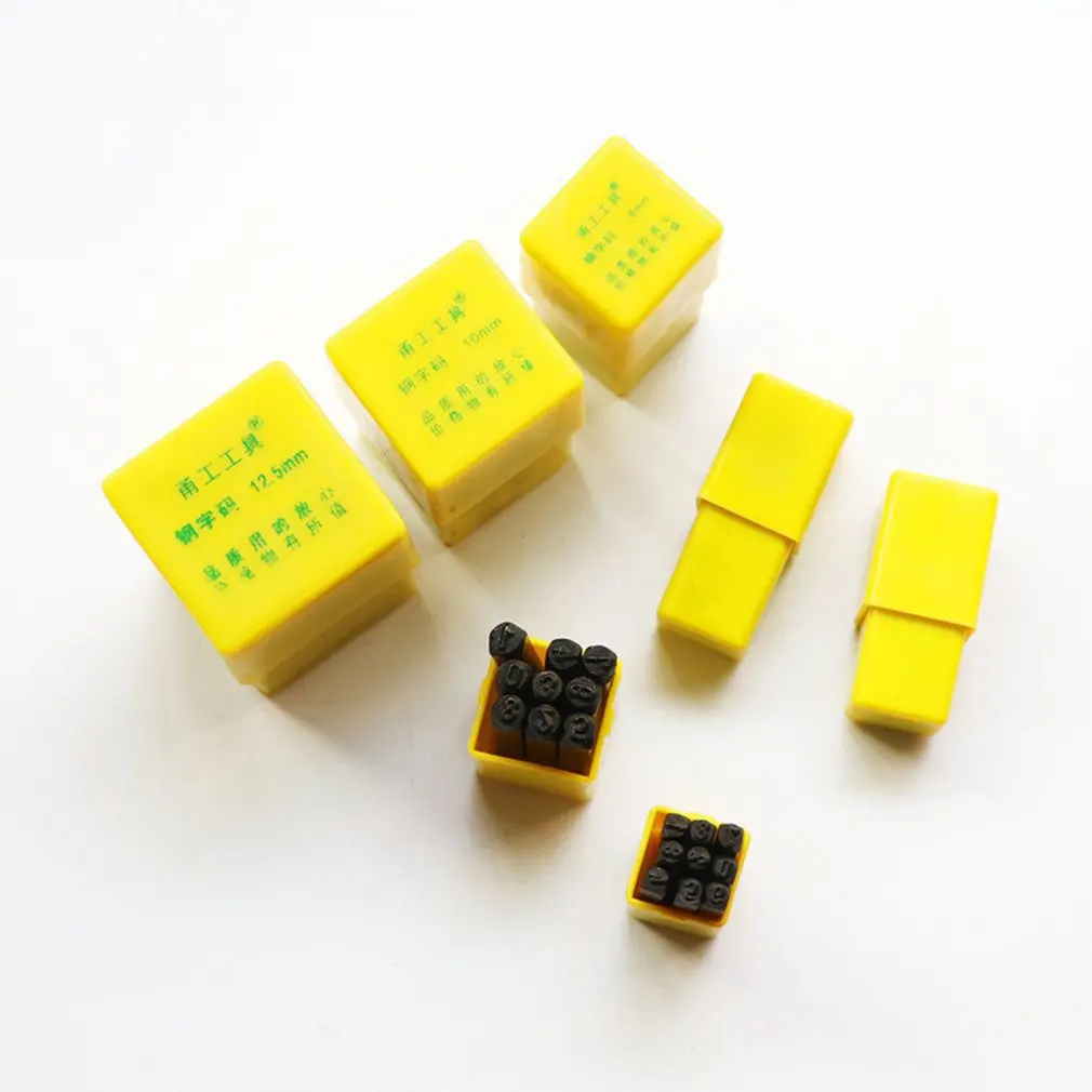 

High Quality Dropshipping Steel figure English digital stamp letter symbol prefix number stamped punch steel