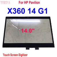 14 0 laptop touch digitizer for hp pavilion x360 14 g1 touch screen digitizer glass panel screen replacement