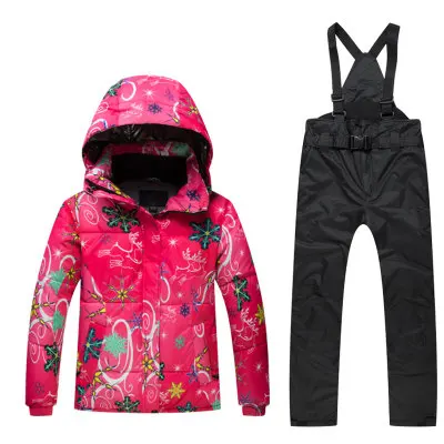 

Kids Ski Suit Children Windproof Waterproof Warm Girls And Boy Snow Set Pants Winter Skiing And Snowboarding Jackets Child