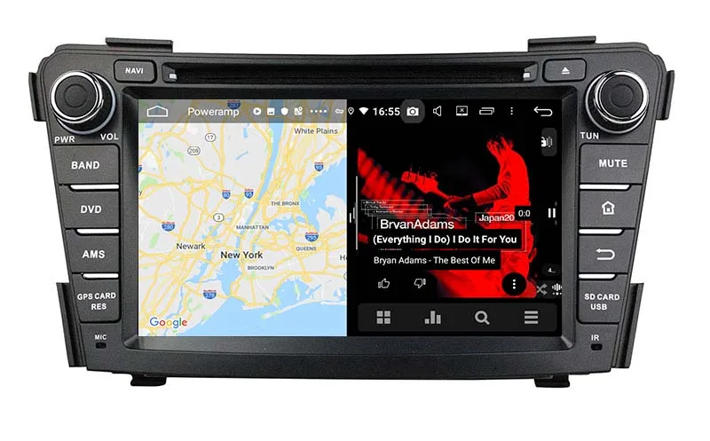 Belsee автомобильный DVD gps Android 9,0 головное устройство Автомобильная Мультимедийная система аудио плеер сенсорный экран HD для hyundai i40 2011 2012 2013
