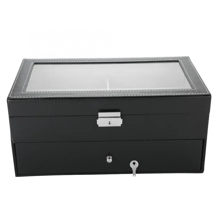 Двухслойные 12 слотов очки солнцезащитные органайзер портативные качественные