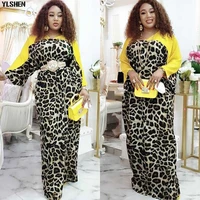 print long maxi dress african dresses for women plus size dashiki leopard african clothes abaya dubai muslim dress africa robe