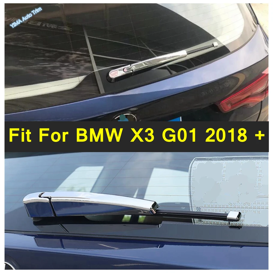 

Lapetus ABS Accessories Rear Trunk Window Wiper Arm Blade Cover Trim Overlay Nozzle Molding Fit For BMW X3 G01 2018 - 2021