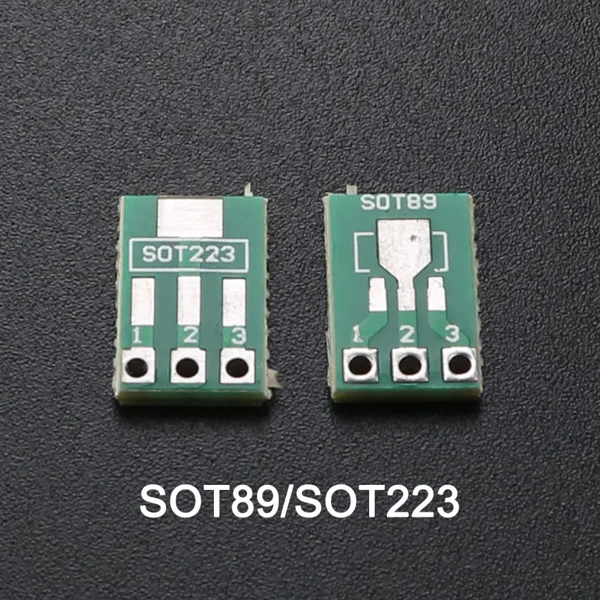 YUXI 10 шт. PCB плата SMD поворот в DIP-адаптер конвертерная пластина SOP 8/16/14/20/24/28P SOT89 SOT23