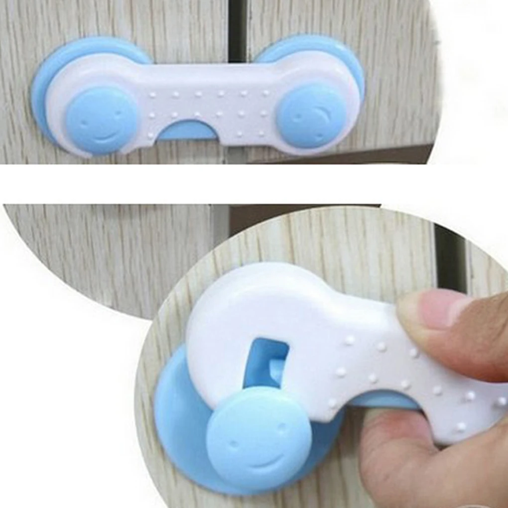 &iexcl;Oferta! Protector de seguridad para ni&ntilde;os, cerradura de seguridad multifunci&oacute;n para el cuidado del beb&eacute;, armario, puerta, caj&oacute;n, 10 piezas-4