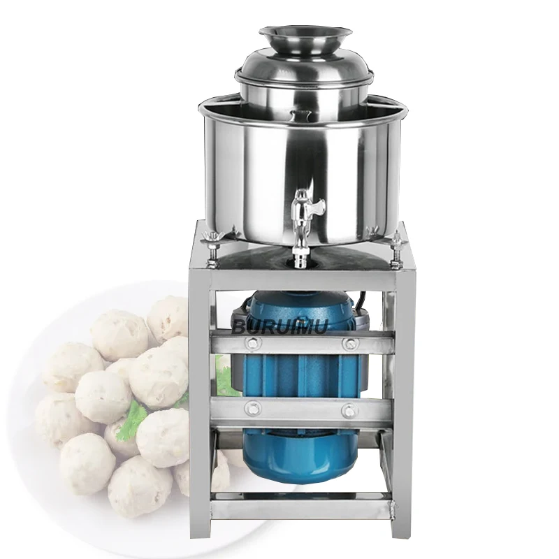 220V Meatball Beater Machine Pork Balls Beater Fish Meatballs  Blender Granulator Commercial
