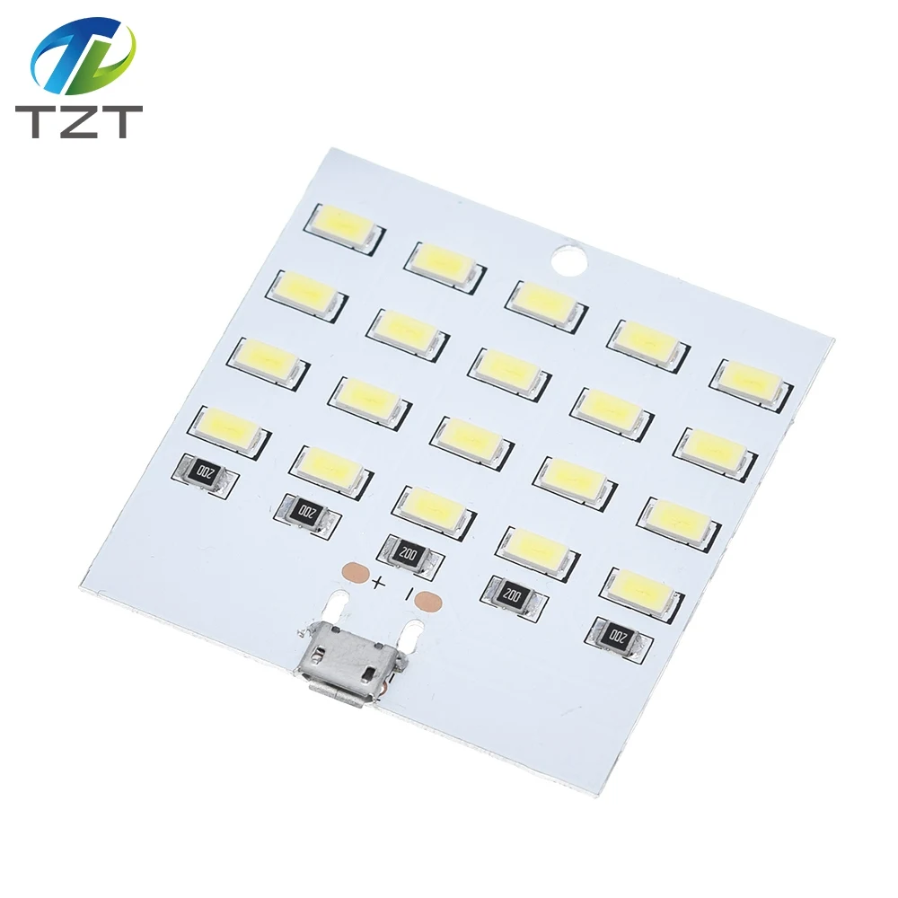 Высококачественный светодиодный светильник TZT 5730 smd 5 В мА ~ белый Mirco Usb