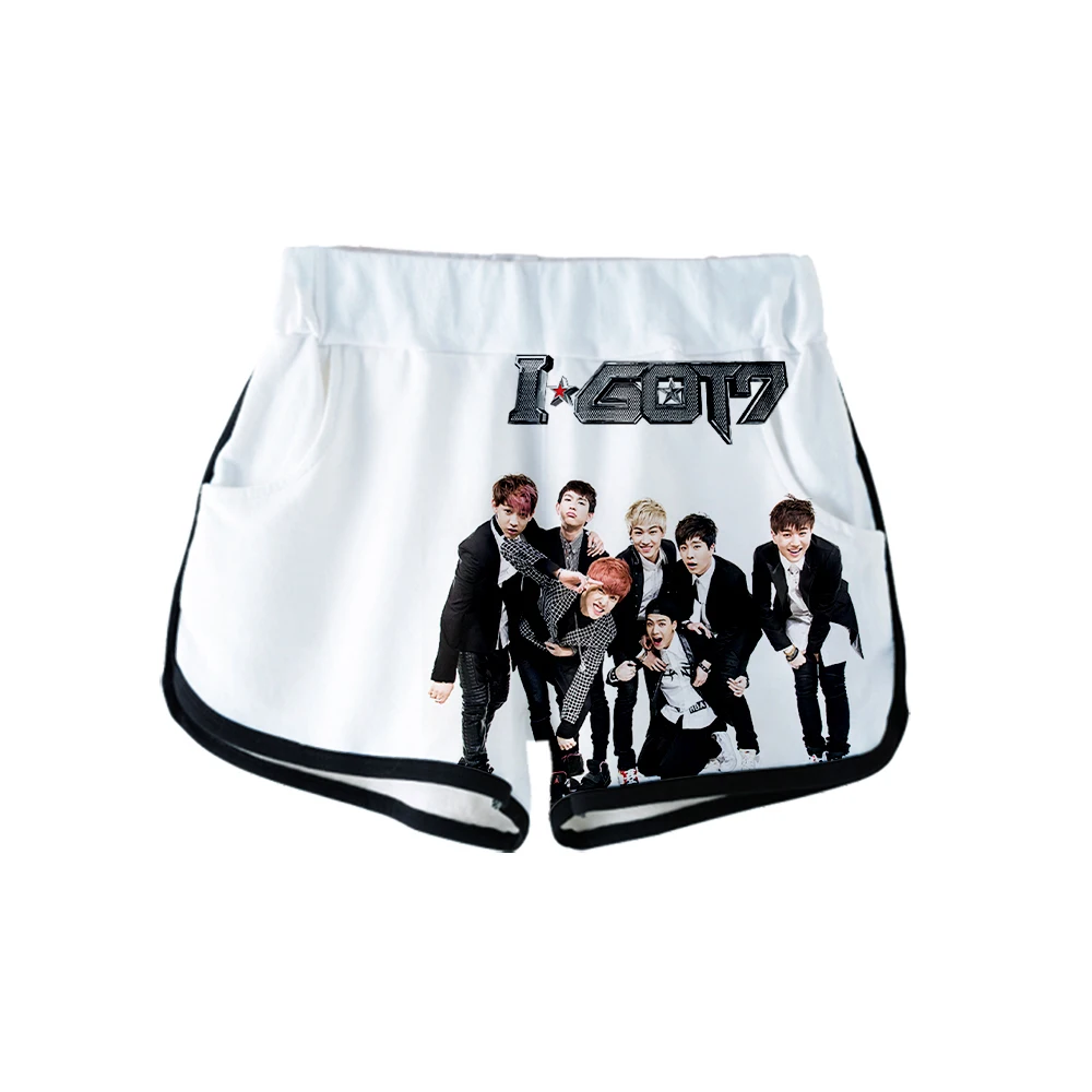 

Kpop GOT7 3D Printed Fashion Women Two Piece Set Short Sleeve Crop Top+Shorts Girls Casual Sexy Streetwear Clothes For Summer