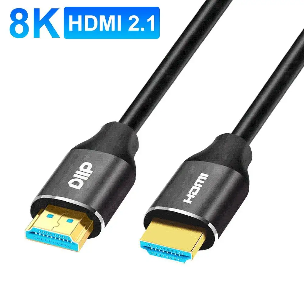 5/8 м 8K HDMI совместимый кабель 4K 60 Гц UHD 48 Гбит/с V2.1 для Xiaomi Samsung Screen TV PS4 сплиттер