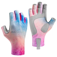 bassdash altimate upf 50 women%e2%80%99s fishing gloves uv sun protection fingerless gloves for kayaking paddling hiking cycling
