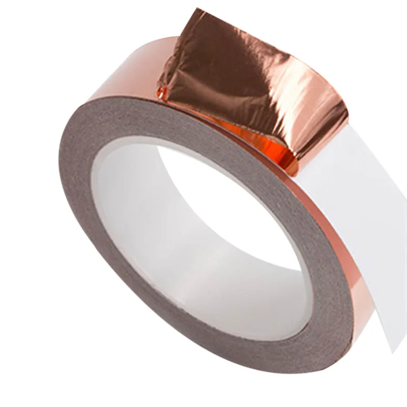 Водонепроницаемая самоклеящаяся лента из чистой меди 30 мм устойчивая к высоким