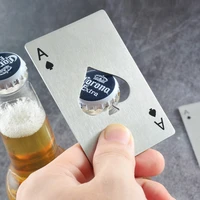 beer bottle opener spades a creative poker shaped multi function credit card type corkscrew bar party supplies kitchen tools