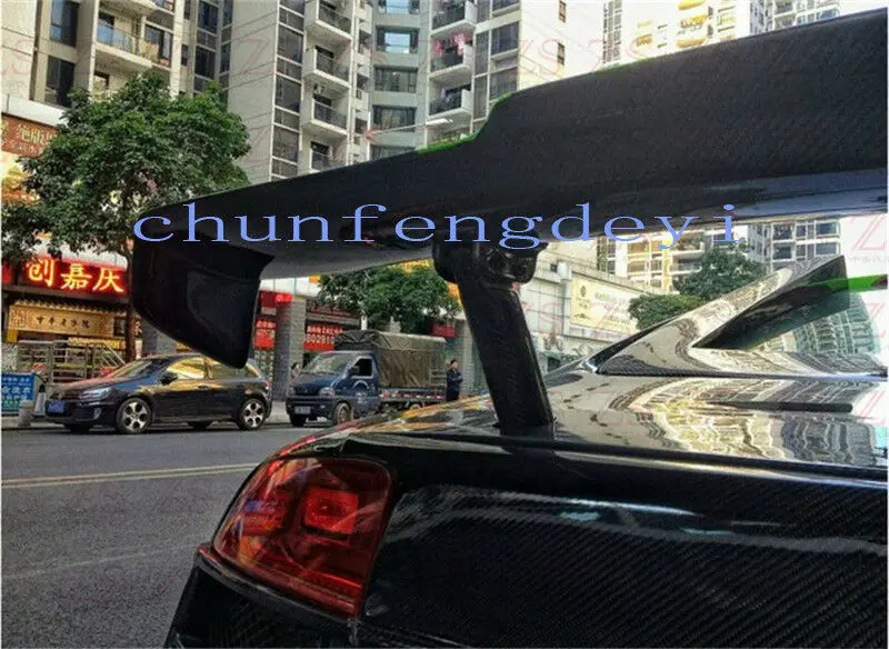 Подходит для Audi R8 V8 V10 2008 2015 Настоящее углеродное волокно авто задний багажник