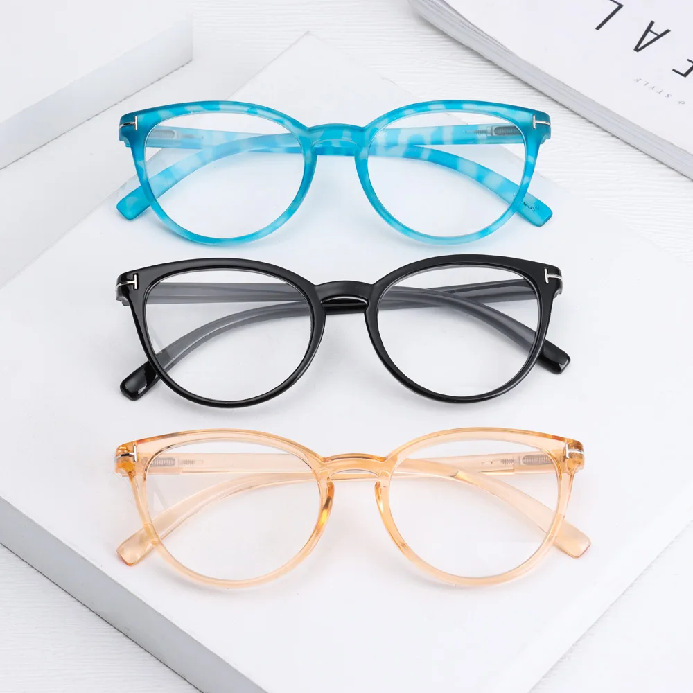 

1 шт. модные круглые очки для чтения унисекс, винтажные полимерные очки для дальнозоркости, компьютерные очки, очки с диоптриями + 1,0 + 4,0