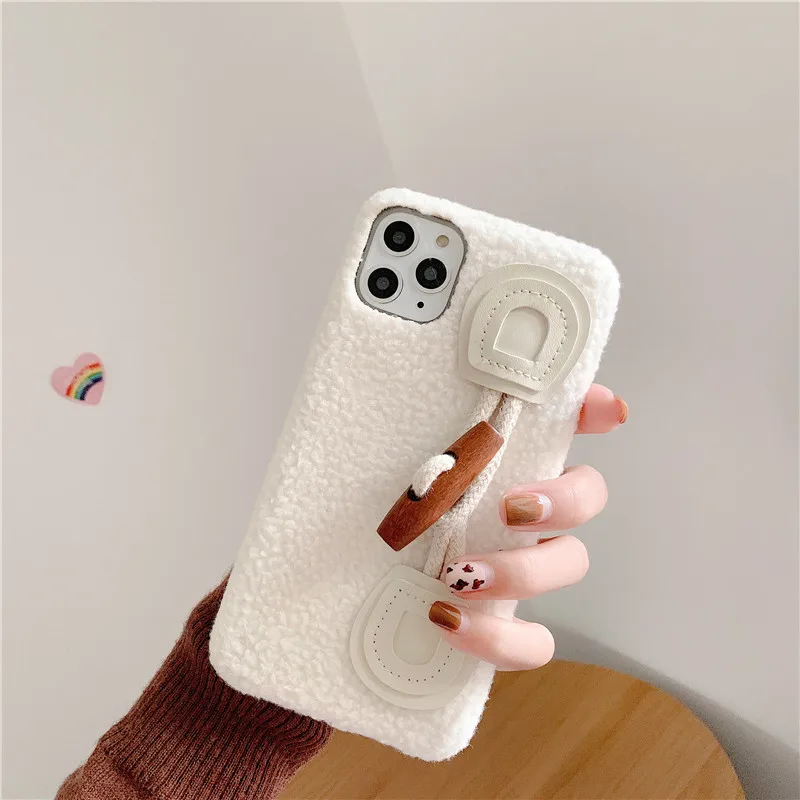 Для iphone 11 Pro Max ручной работы плюшевые простые 3D кнопки Мягкий мобильный чехол для телефона для iphone 6 6s 7 7plus 8 8plus X XR XS MAX чехол