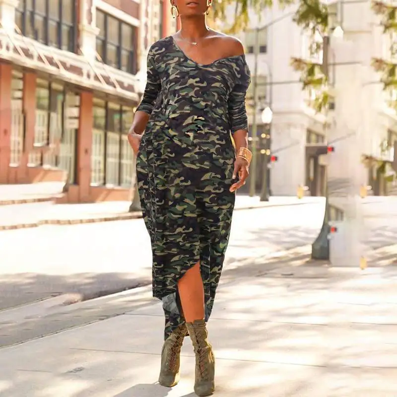 Женское свободное платье VONDA повседневное асимметричное праздничное с круглым