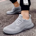 Męskie casuales trenerzy wygodne letnie przyczynowe buty męskie męskie oddychające moda oddychające informacje męskie sapato white de s