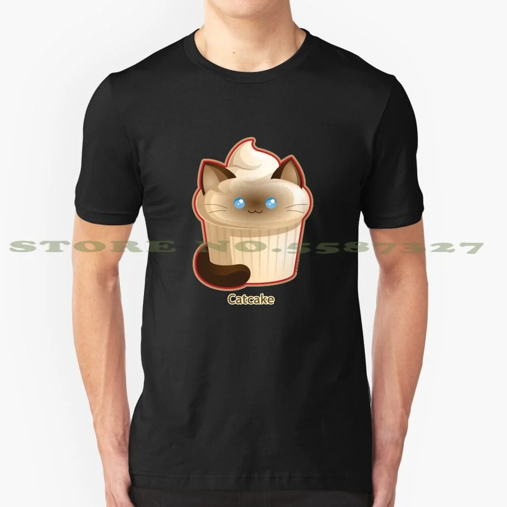 

Милый Графический Кот Кекс на заказ, веселая женская футболка, кошка, кекс, кофе, сиамский котенок, милый кавайный шумор
