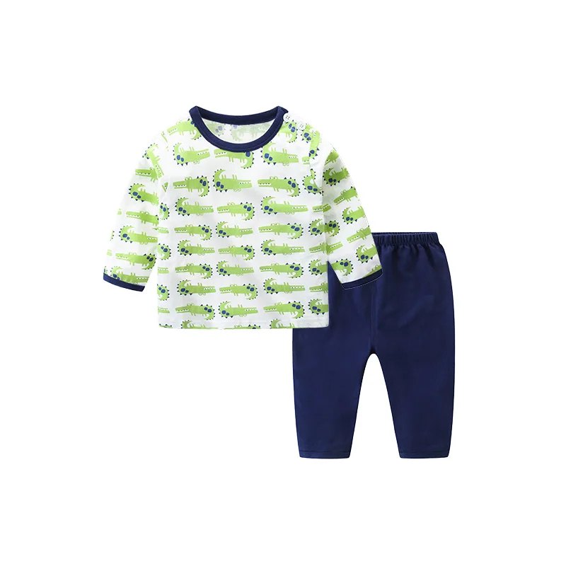 

2 предмета, футболка с длинными рукавами детские штаны хлопковые детские пижамы весенние топы, Детские комплекты одежды для мальчиков