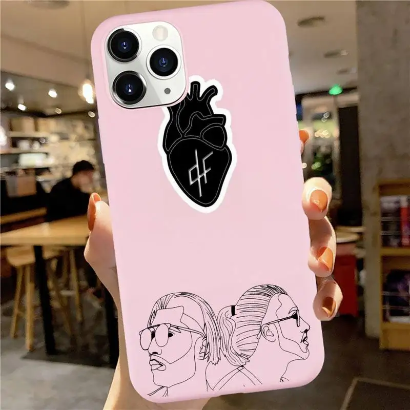 

PNL Phone Case Pink Candy Color for iPhone 6 7 8 11 12 s mini pro X XS XR MAX Plus