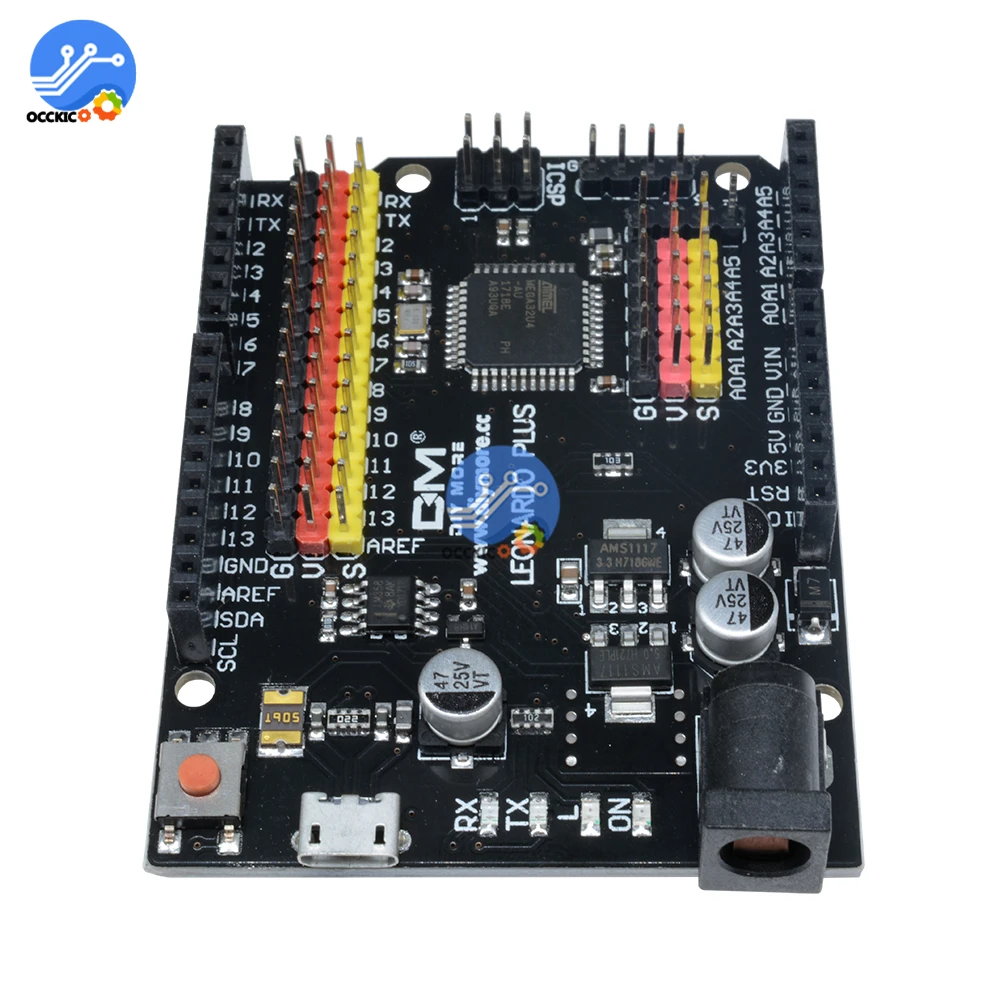 Для Leonardo R3 плюс плата CH340 CH340G ATmega32U4 ATmega32U4-AU микроконтроллер Доска модуль для Arduino