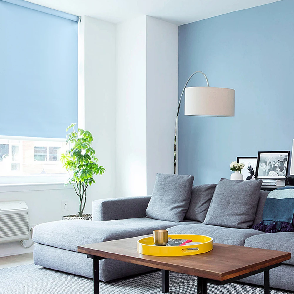 

Berissa 100% Blackout Roller Blind,Window Blind with Thermal Insulated,UV Protection,Custom Size Roller Shades for Door,Window