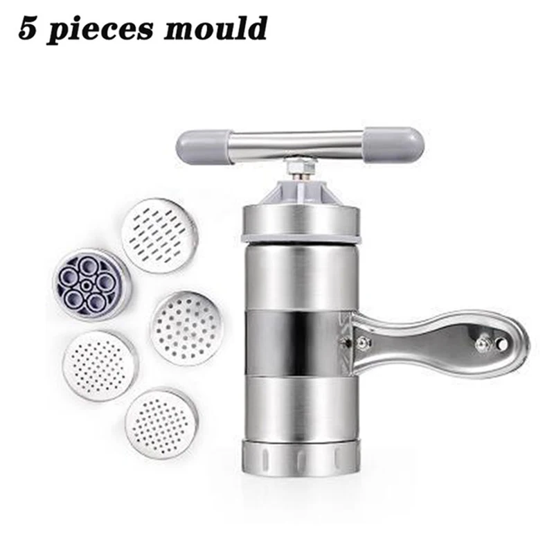 

Manual Pasta Machine DIY Kitchen Stainless Steel Pasta Hand-cranked Small Noodle Making Machine Household Manual Food Processor