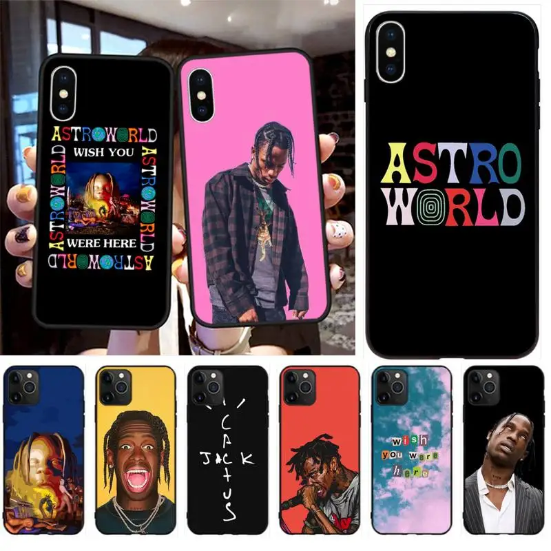 

Fashion singer Travis Scott ASTROWORLD Phone Case For iphone 12 11 Pro Max Mini XS Max 8 7 6 6S Plus X 5S SE 2020 XR Cover