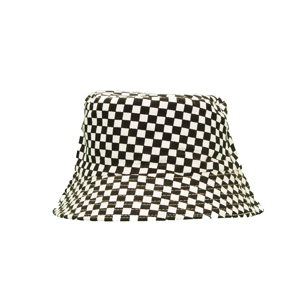

Plaid sunshade sunblock hat basin hat face show little summer joker plaid foldable fisherman hat student hat fall hat