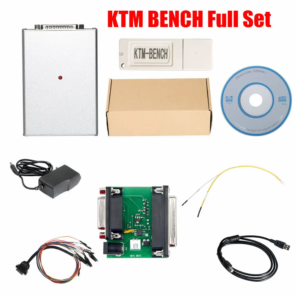 Full Set Профессиональный ECU программист KTM скамейка чтение и запись ECU через скамейку загрузки KTM-BENCH - Цвет: Full Set
