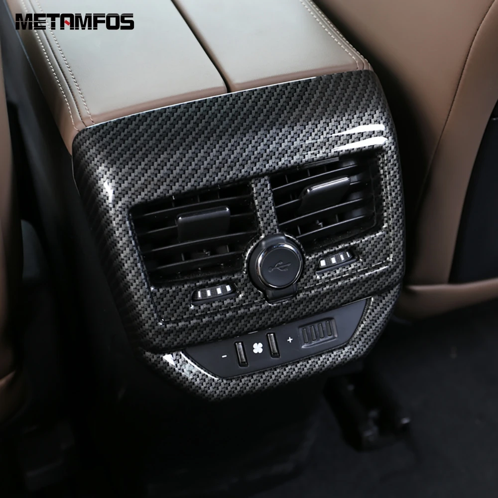 Подлокотник для Peugeot 3008 GT 2017 2019 2020 из углеродного волокна задняя крышка