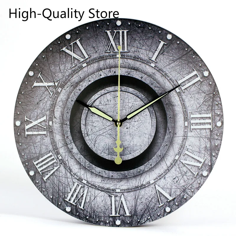 Настенные часы для гостиной минималистический современный дизайн винтажные