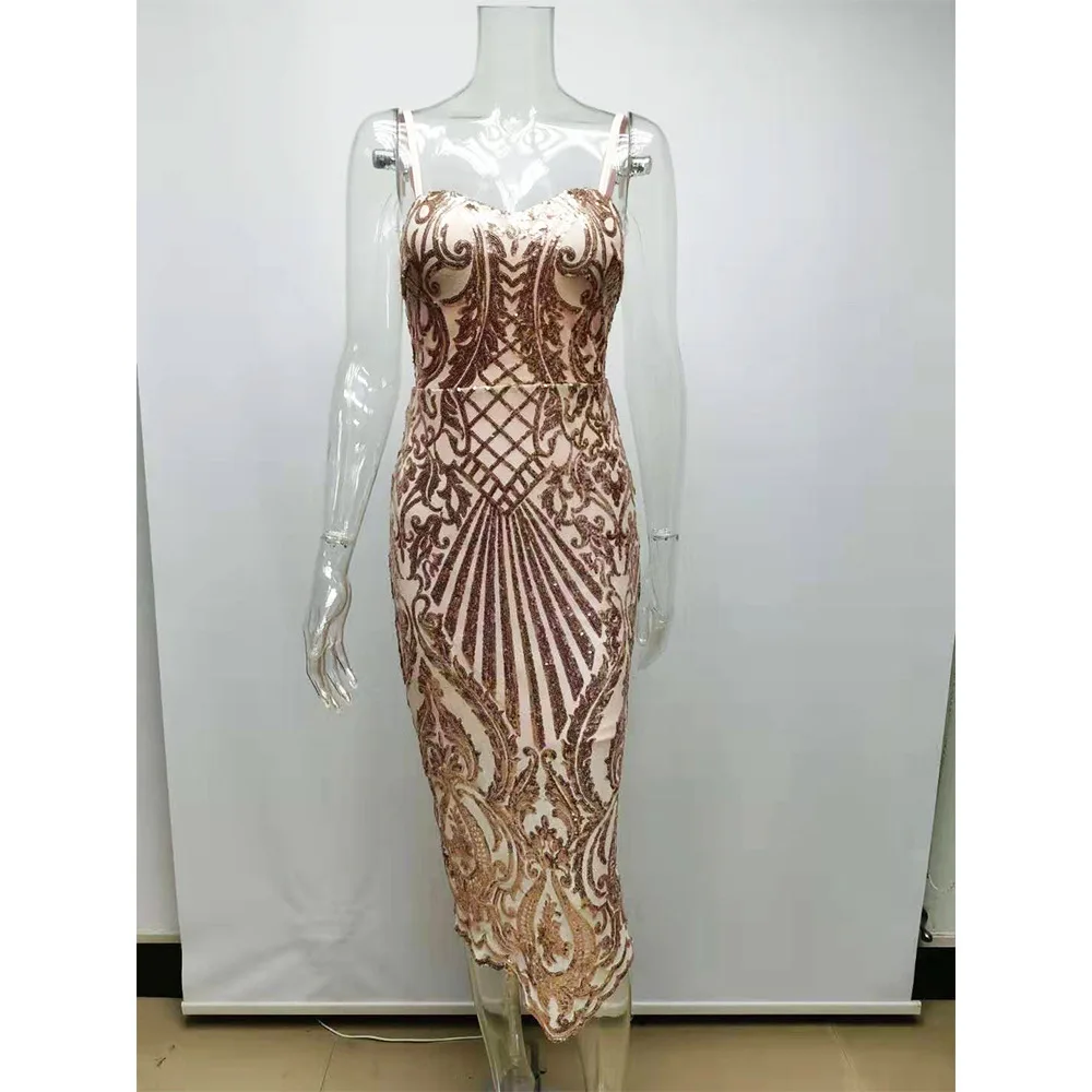 

Woman DressRobe longueForeign Trade Women's Clothing Sexy Tube Top Backless Sequins Dress New Hot Elegant dress