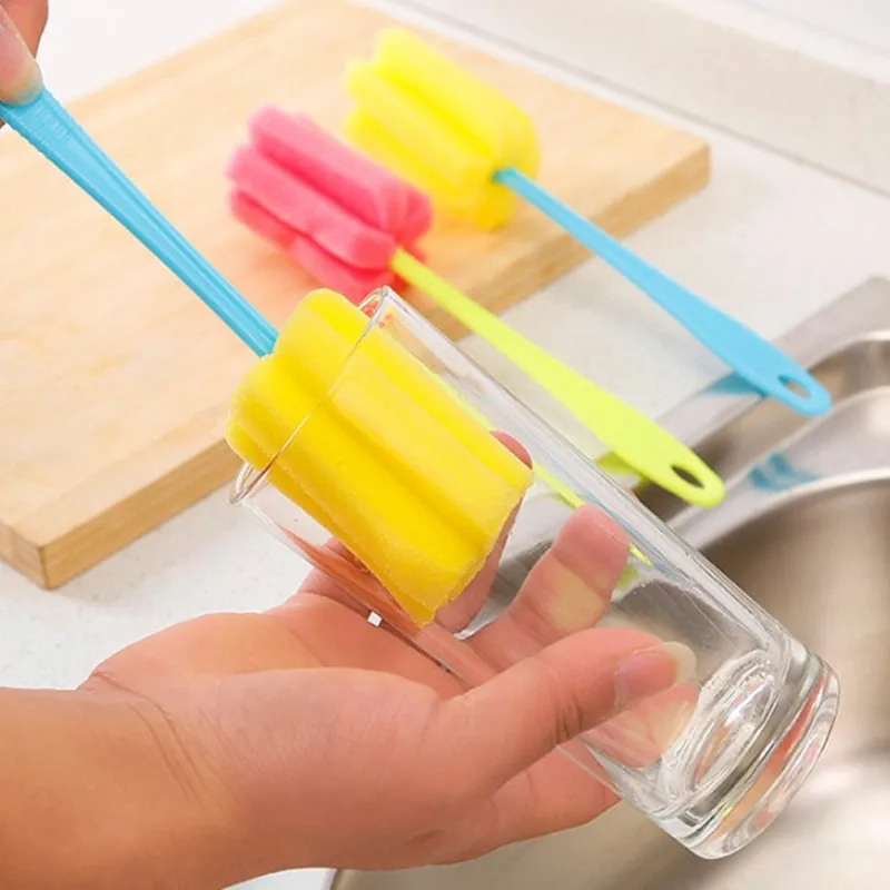 Чистящие губки щетки кухонные аксессуары чистящий инструмент для бокалов