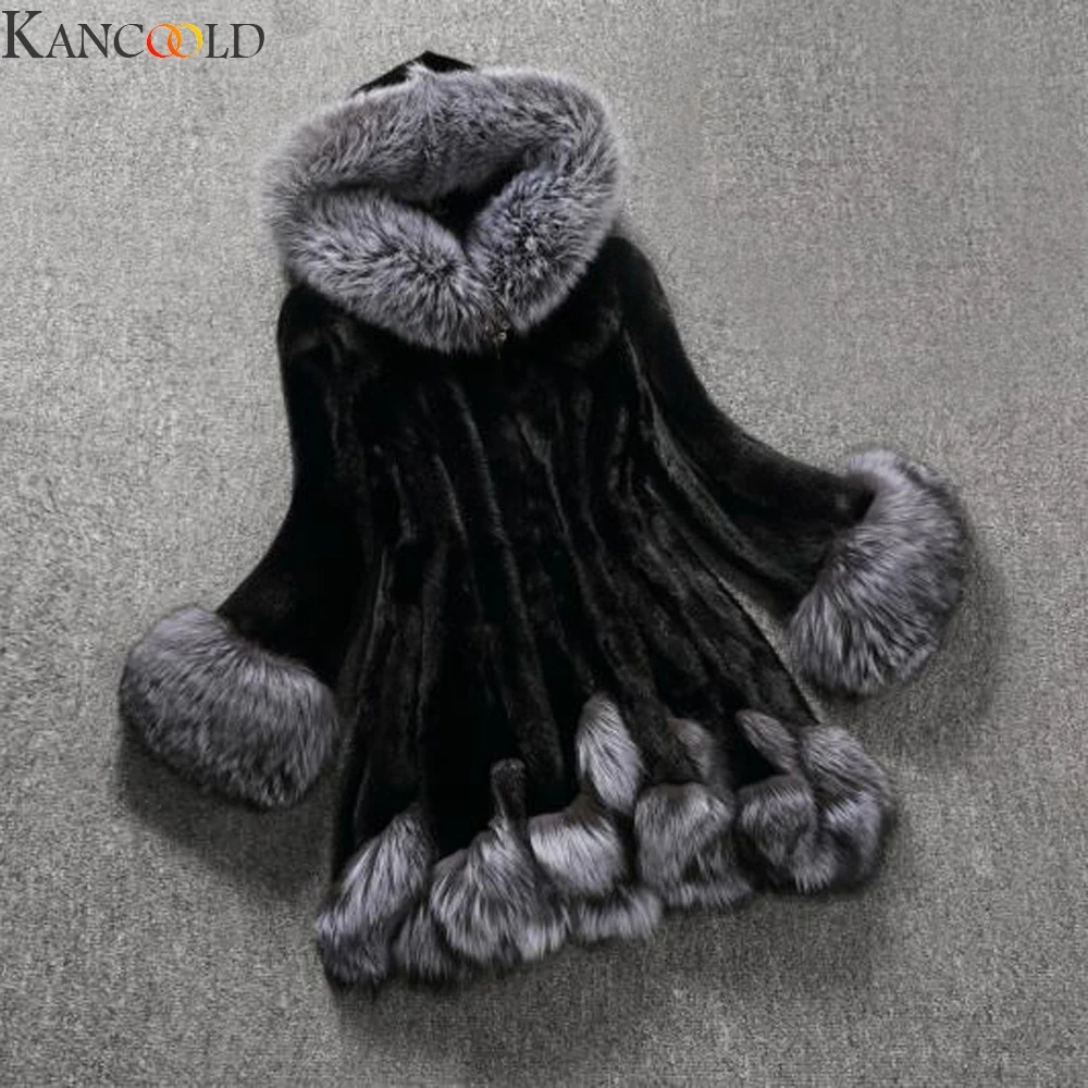 Новинка дизайнерское Женское пальто KANCOOLD из искусственной кожи с длинным