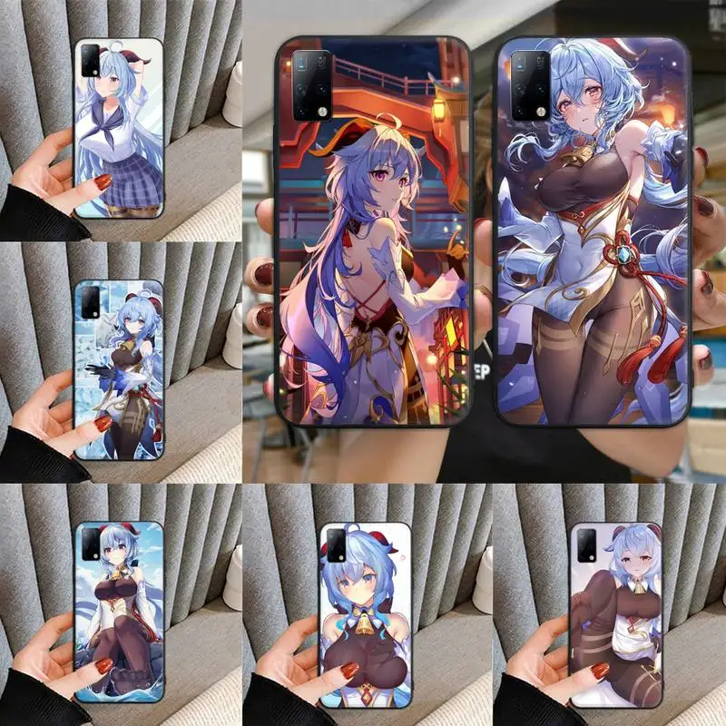 

ganyu genshin impact aesthetic Phone Case for Samsung S6 S7 S8 S9 S10 edge plus S10 5G S20 S21 S30ultrs 5G Fundas Cover