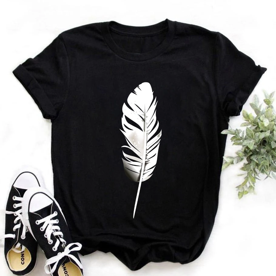 

European and American Style 2020 Summer New Letter Printed Cross T-shirt Women's Short-Sleeved Shirt Loose All-Matching T-shirt