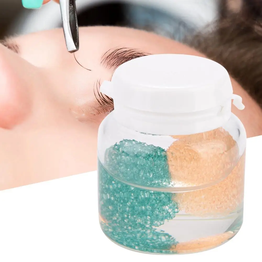 10 мл жидкость для очиститель пинцета ресниц без царапин с губчатым шариком |