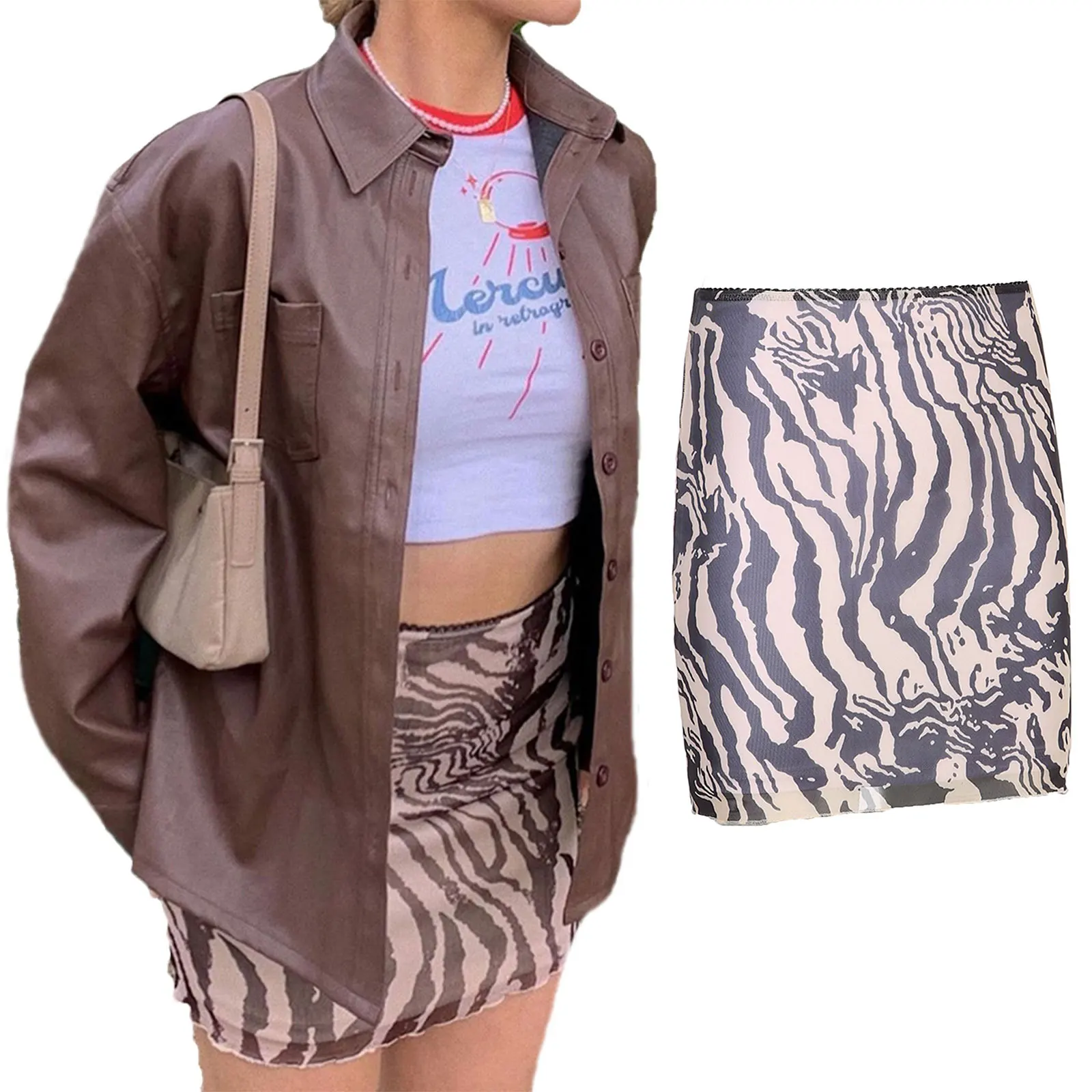 

2021 Women Fashion Irregular Stripe Skirt Ladies Female Stylish Skirt for Shopping Daily Wear,comfortable to wear/skin friendly