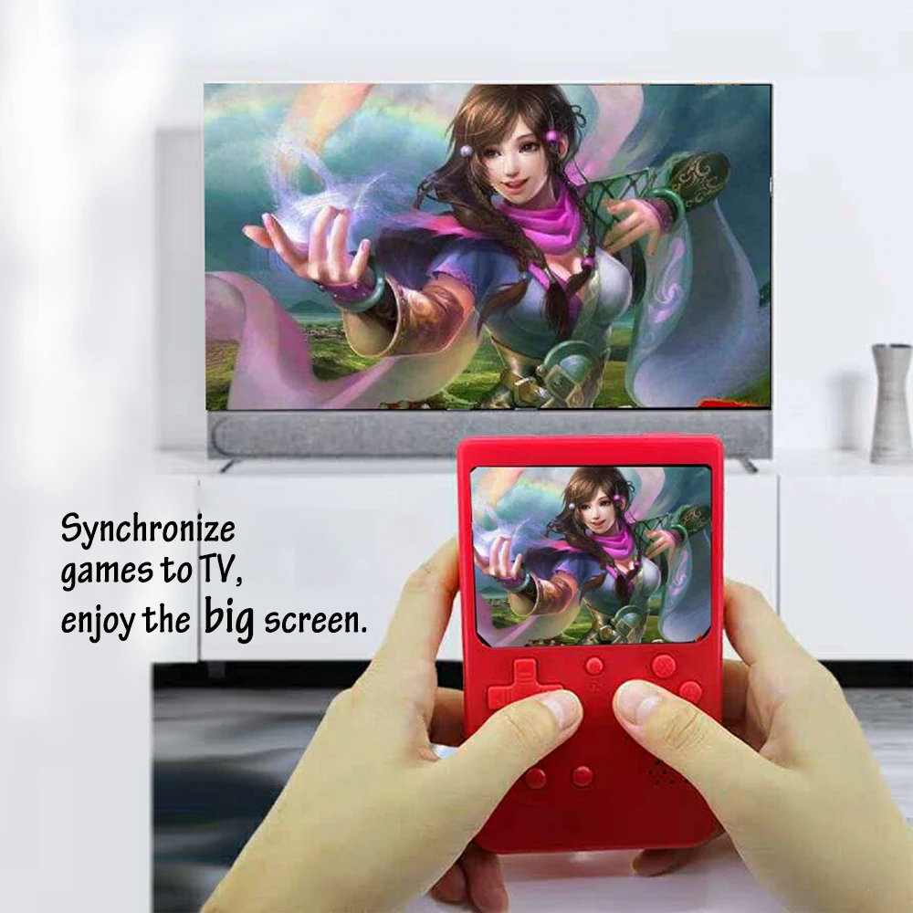 Встроенный 400 в 1 классические игры+ внешний аккумулятор Ретро портативная мини-игровая консоль 8 бит карманный портативный игровой плеер лучший подарок