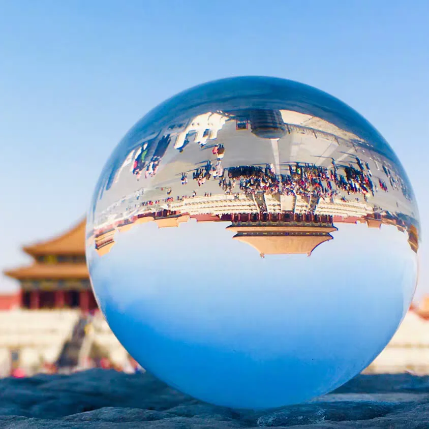 

20MM-50MM Clear Glass Crystal Ball Healing Sphere Photography Props Gifts New Artificial Crystal Decorative Balls Glass Ball